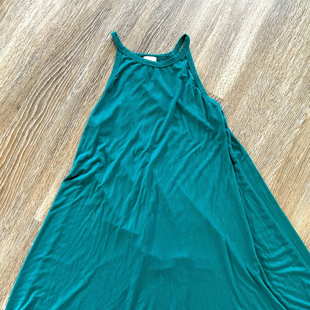 Emerald Green Tank Dress- Size M
